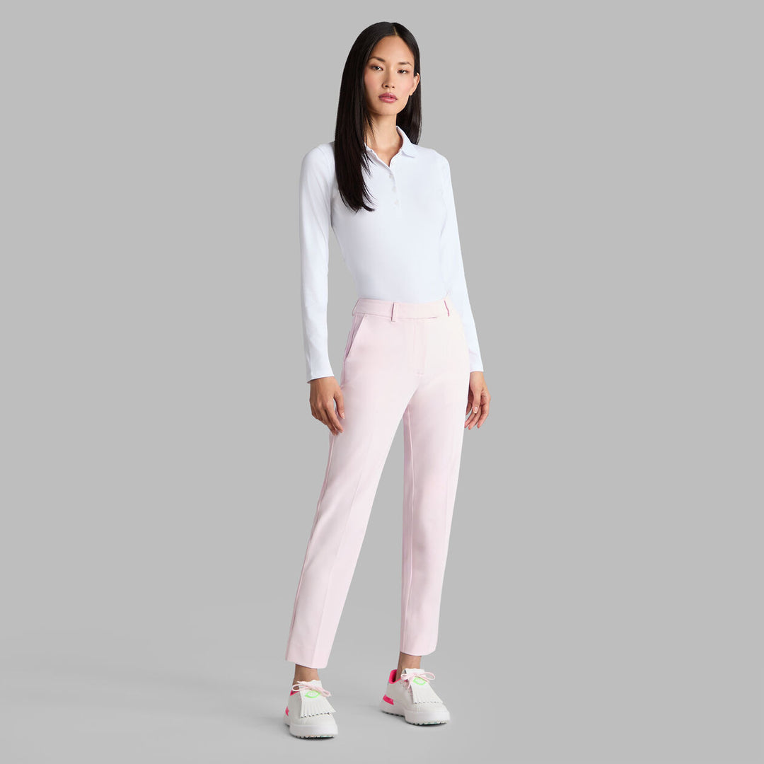 Shadow Stretch Straight Leg Trouser - Blush