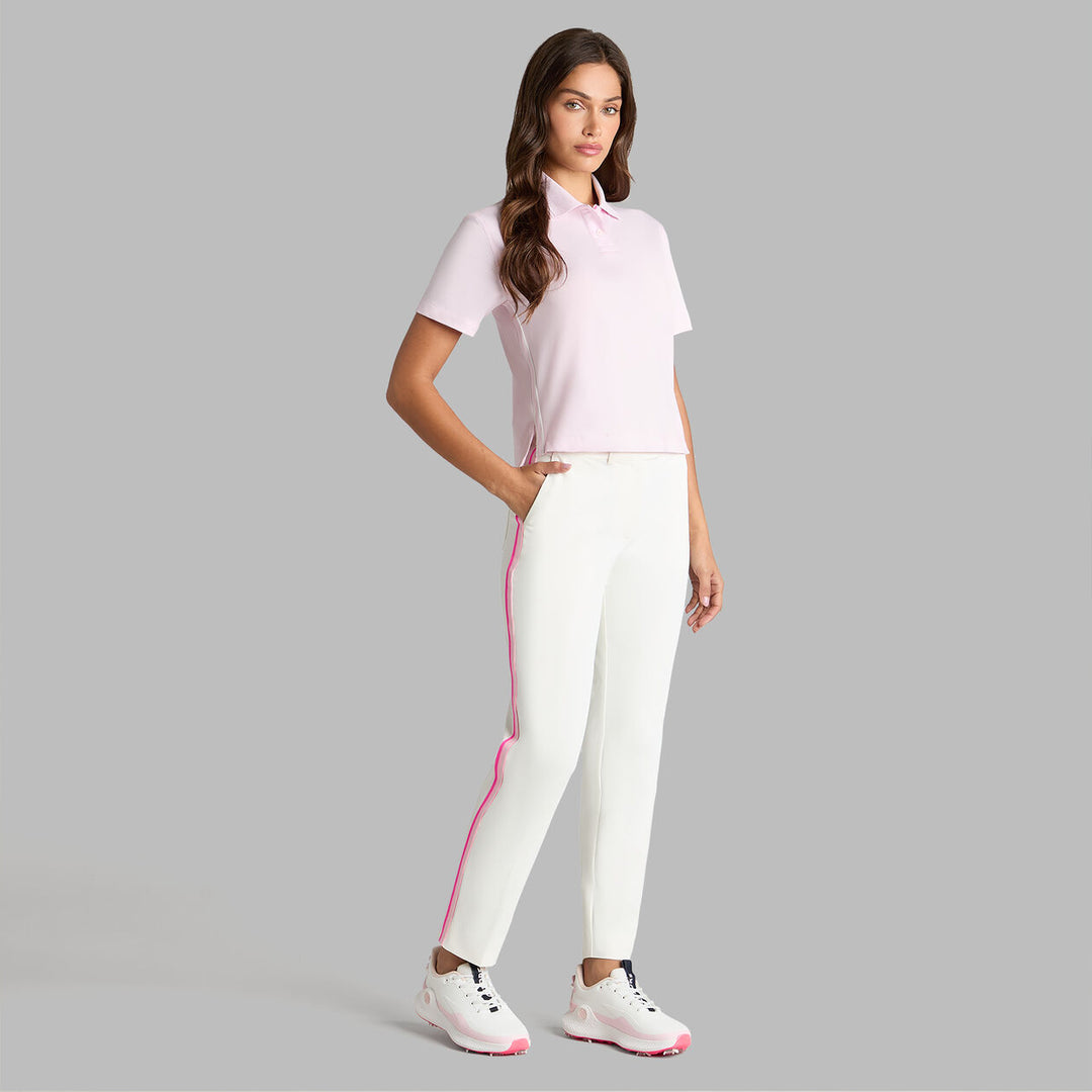 Tux Shadow Stretch Straight Leg Trouser - Chalk White