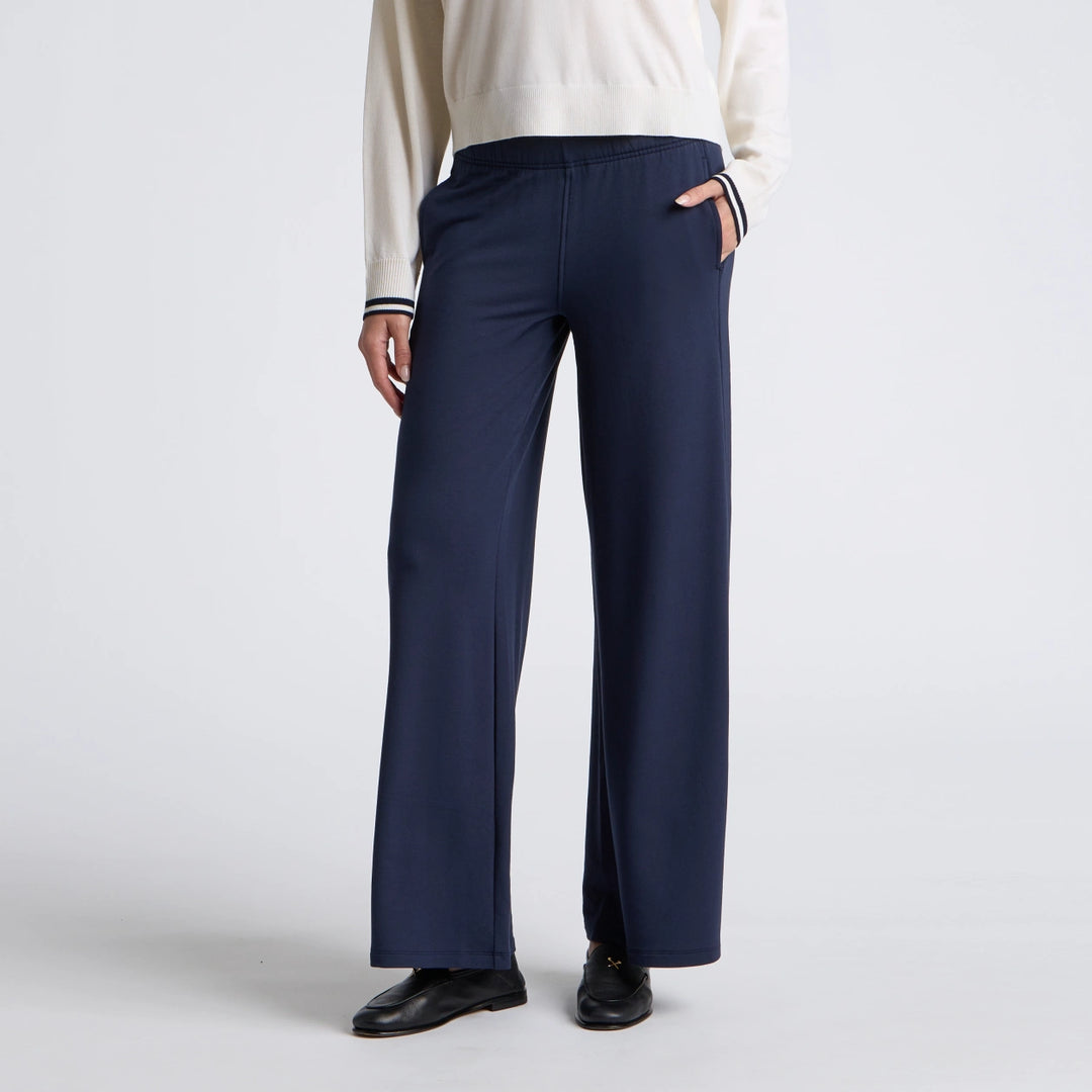 All Play Lightweight Terry Straight Leg Lounge Pant - Twilight