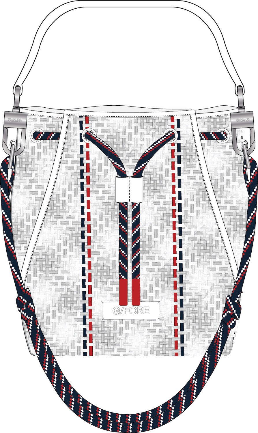 Woven Bucket Bag - Rwb