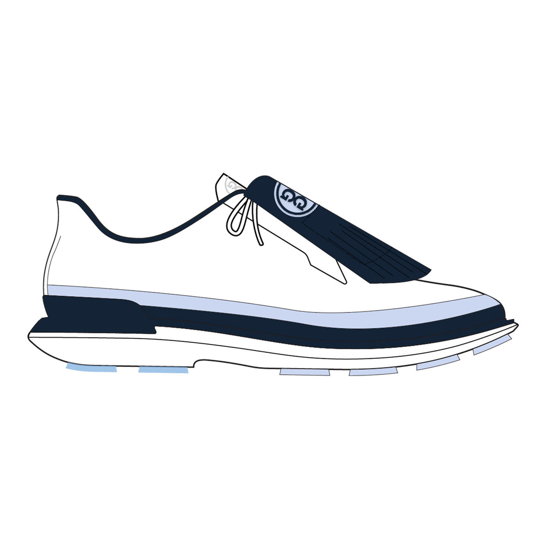 Gallivan2r Silver Stippled Golf Shoe - Snow/Twilight
