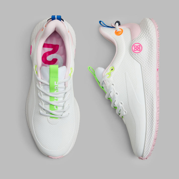 Mg4+ O2 Perforated Golf Shoe - Snow / Multi
