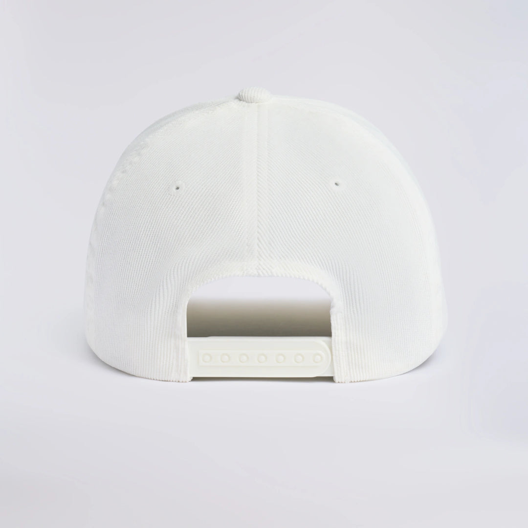 G Wreath Corduroy Low Profile Hat - Chalk White