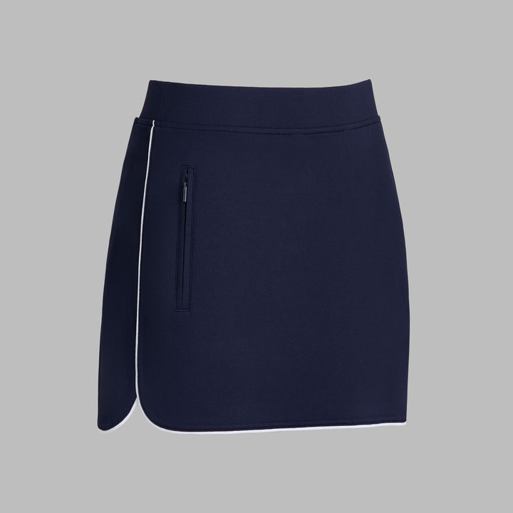 Tulip Hem Tech Piqué Skort - Twilight