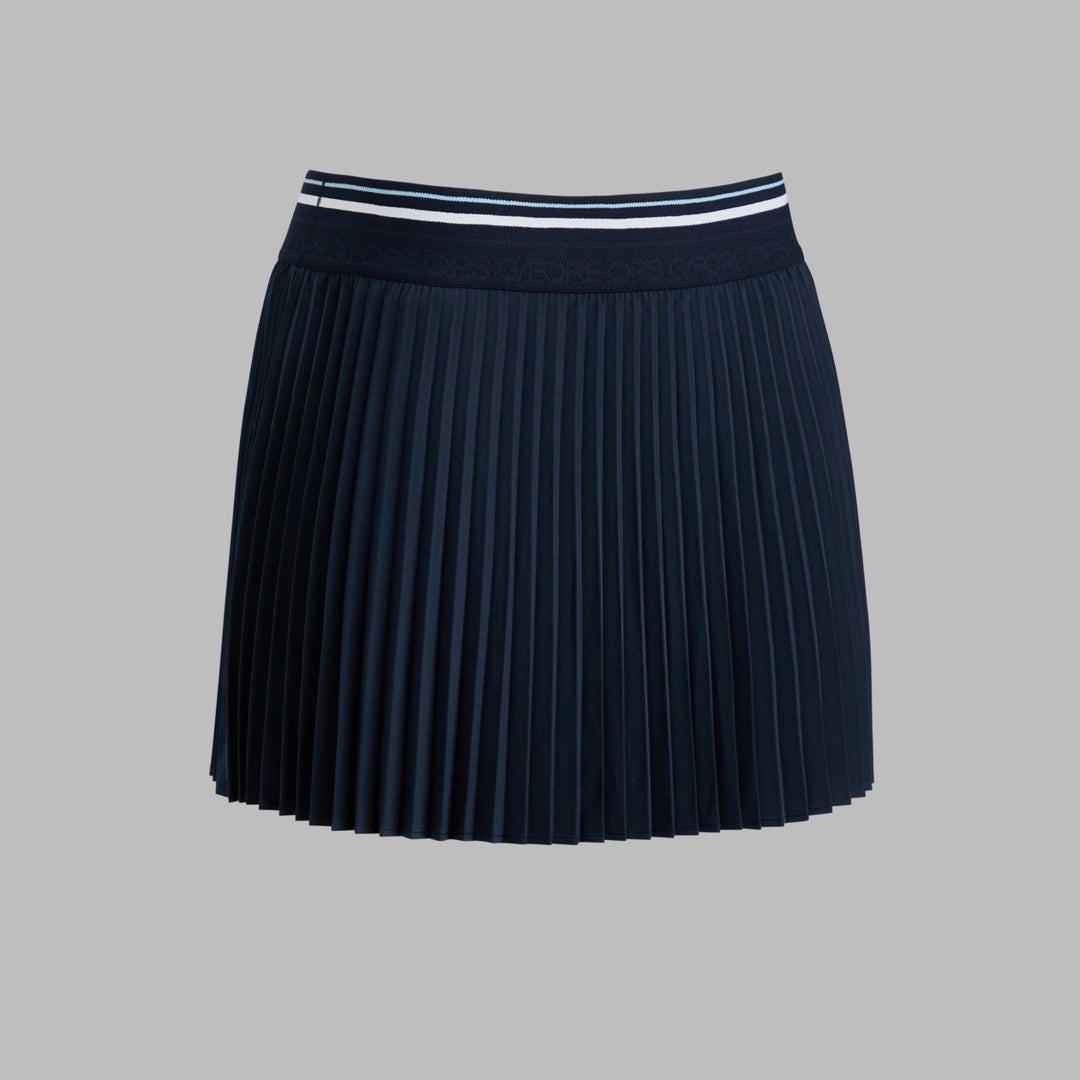 Micropleat Stretch Woven Highwaisted Skort - Twilight
