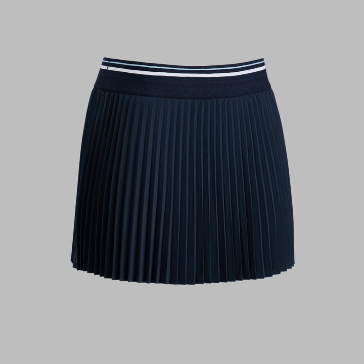 Micropleat Stretch Woven Highwaisted Skort - Twilight