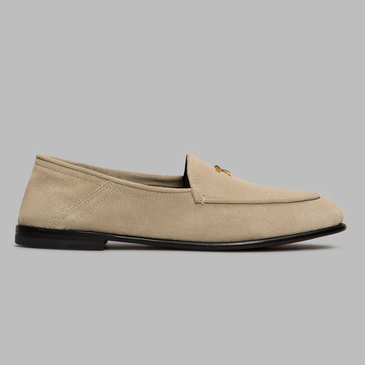 Metal Tees Suede Flex Loafer - Pumice