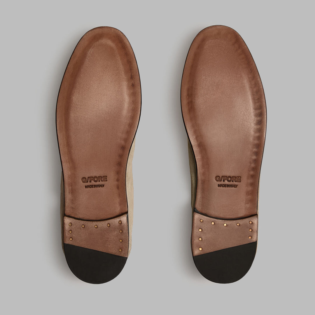 Metal Tees Suede Flex Loafer - Pumice