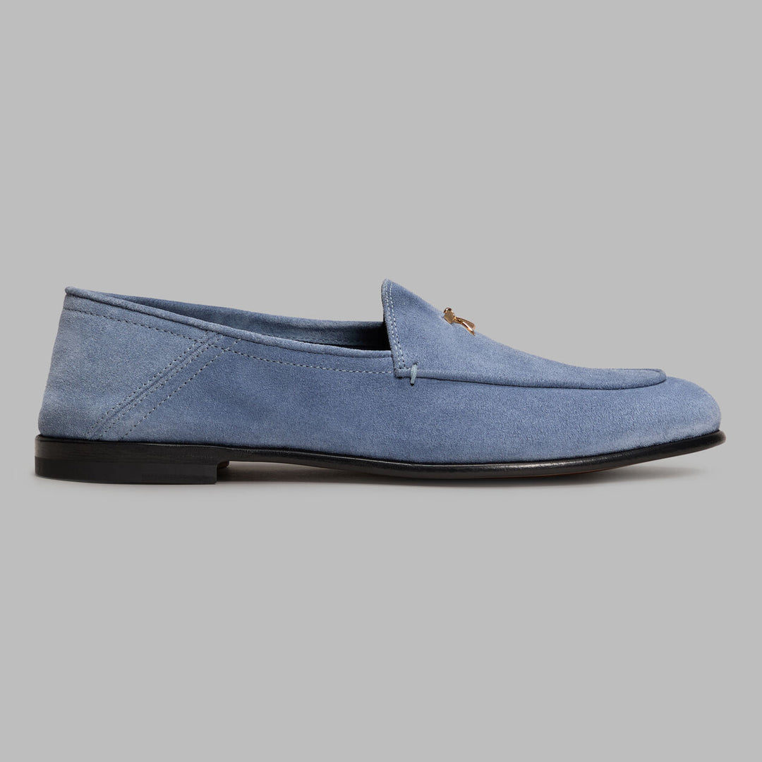 Metal Tees Suede Flex Loafer - Willow