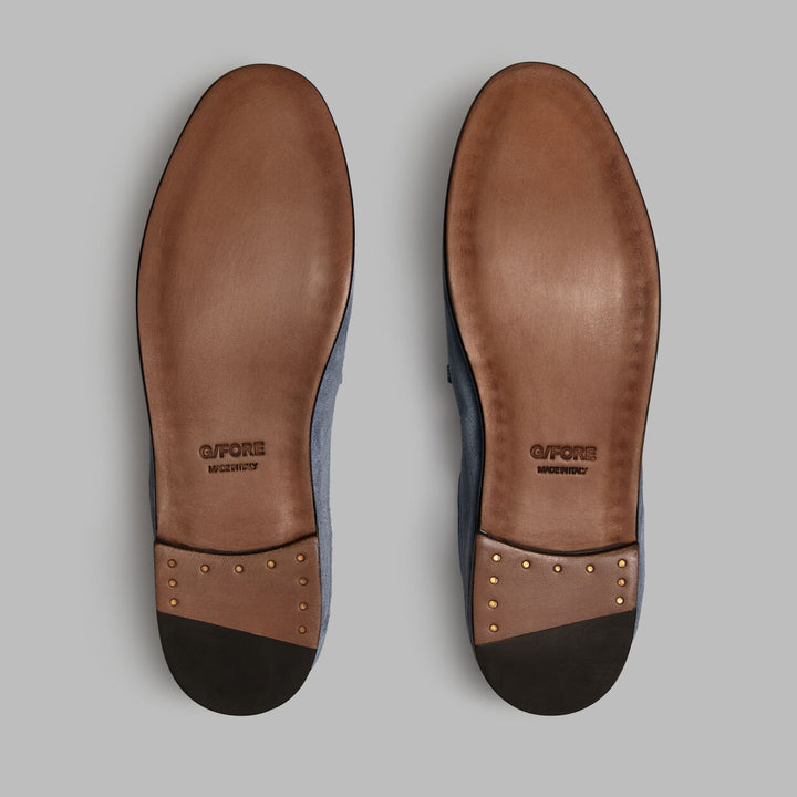 Metal Tees Suede Flex Loafer - Willow