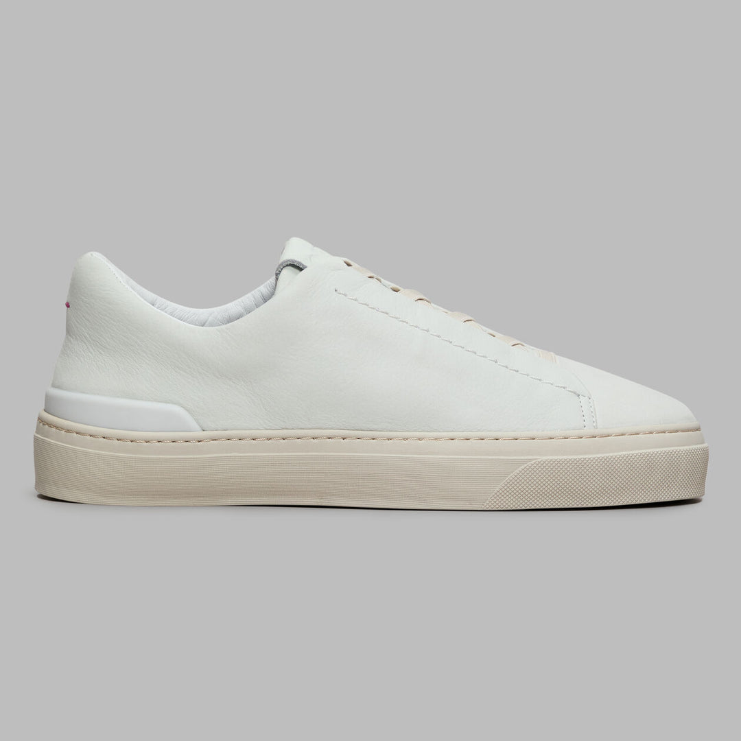 Endeavor Slip On Leather Sneaker - Snow