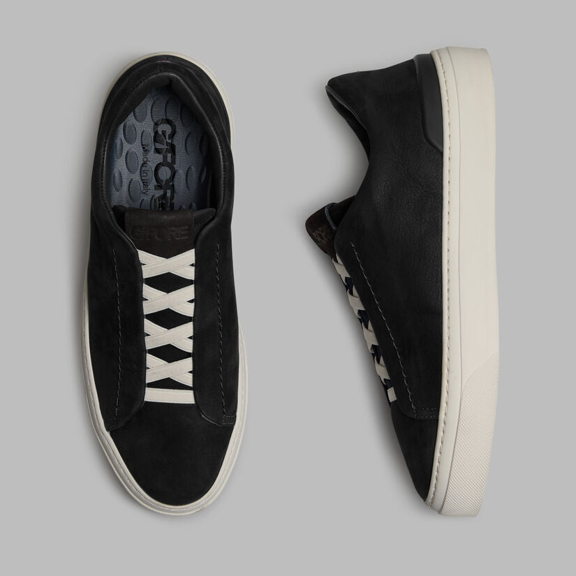Endeavor Slip On Leather Sneaker - Onyx