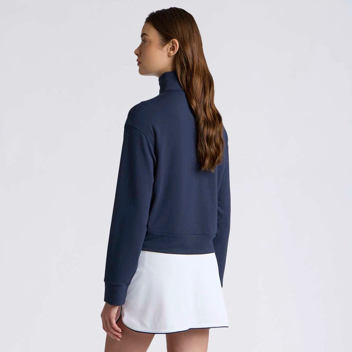 All Play Lightweight Terry Long Sleeve 1/4 Zip Pullover - Twilight