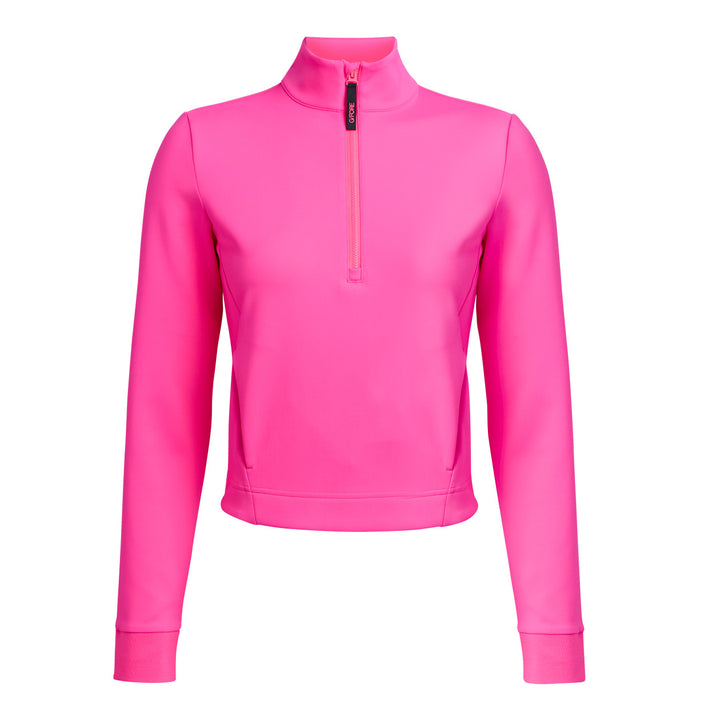 Knockout 1/4 Zip Pullover - Knockout Pink