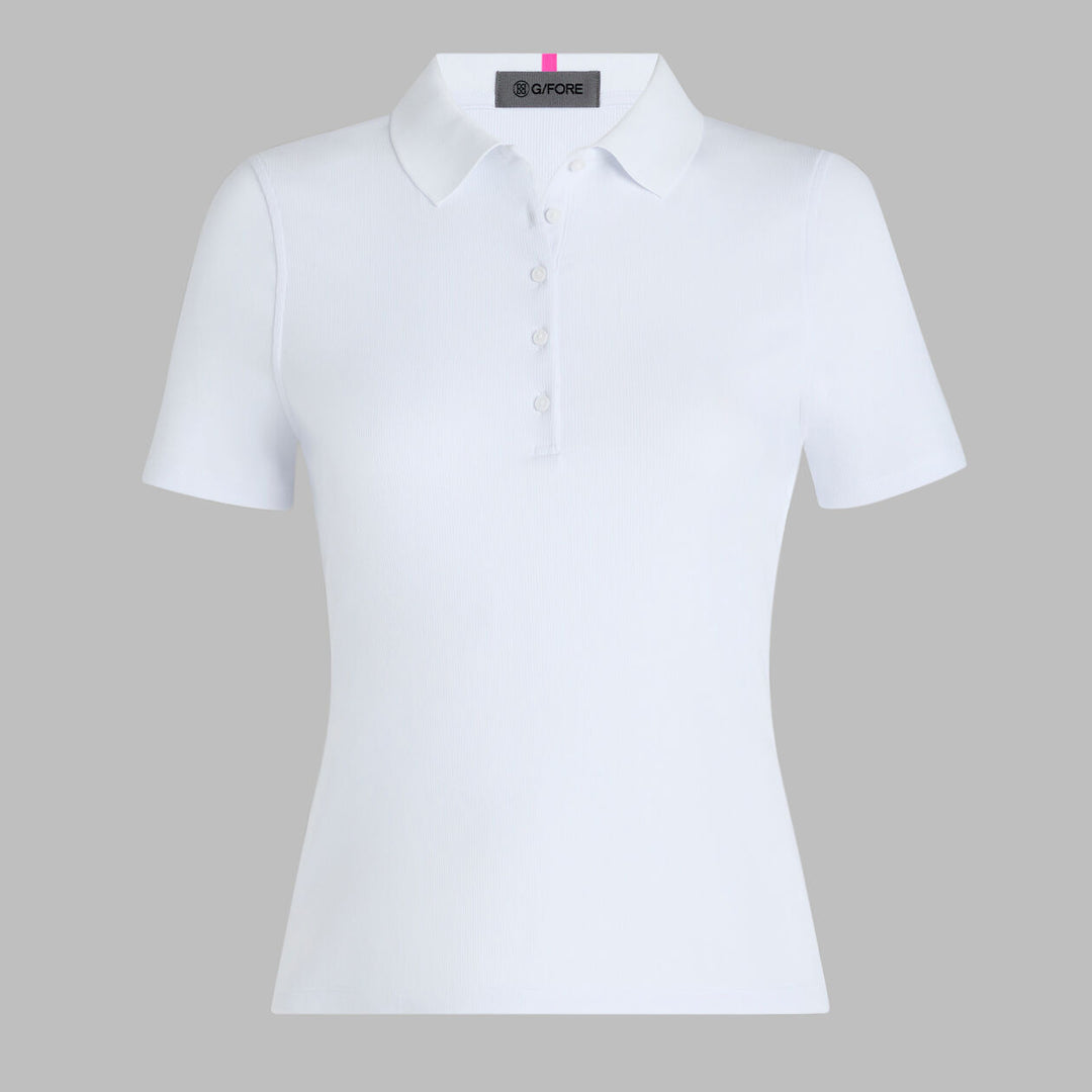 Tech Nylon Rib Polo - Snow