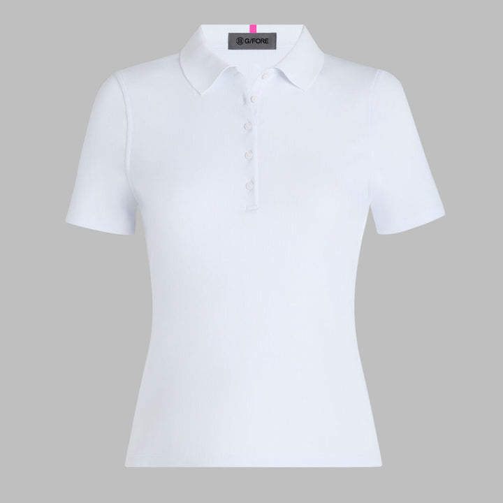 Tech Nylon Rib Polo - Snow