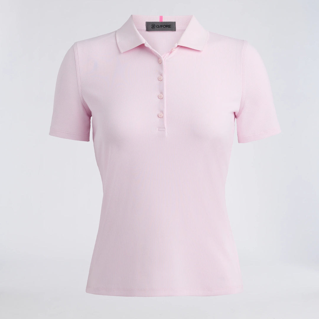Tech Nylon Rib Polo - Blush