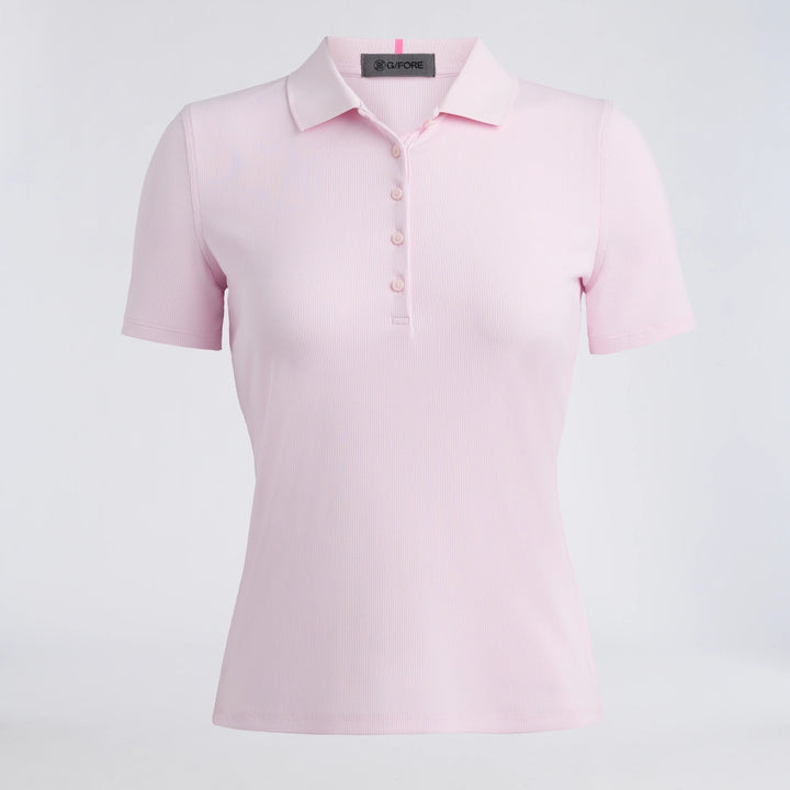 Tech Nylon Rib Polo - Blush