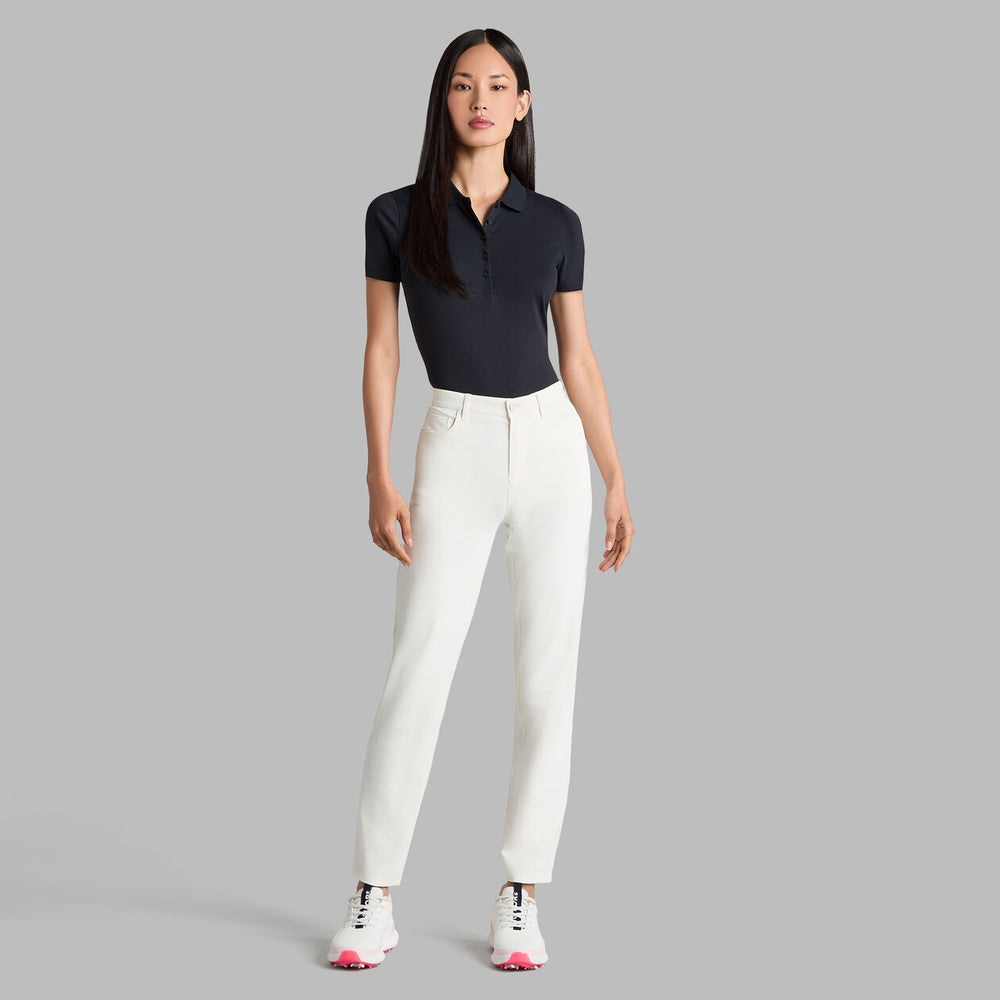 Tech Nylon Rib Polo - Onyx