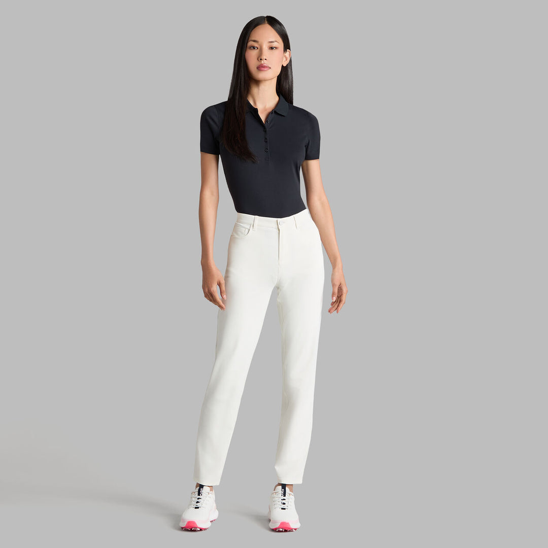 Tech Nylon Rib Polo - Onyx