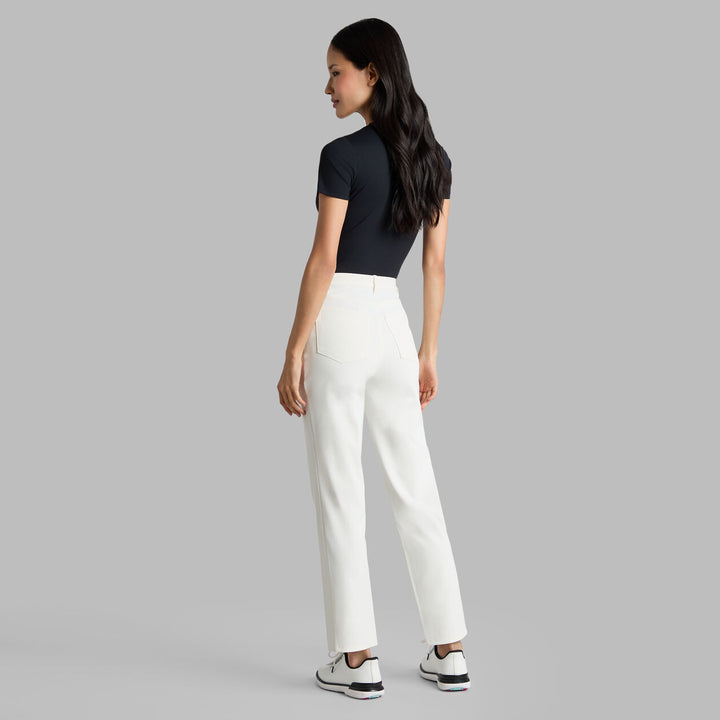 Tech Nylon Rib Fitted Tee - Onyx