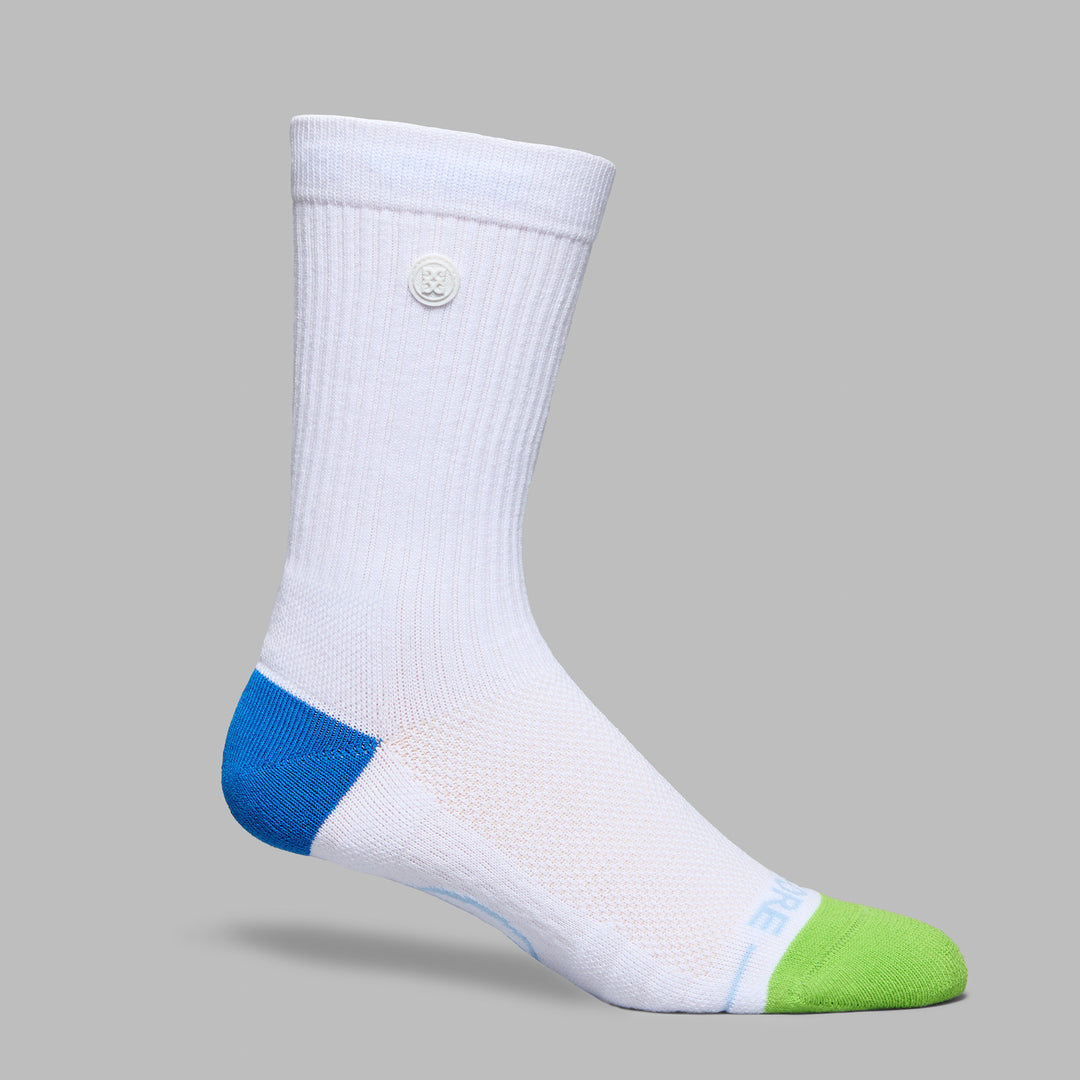 Pray For Birdies Crew Sock - Snow