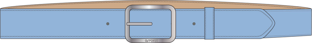 Suede Belt - Sky