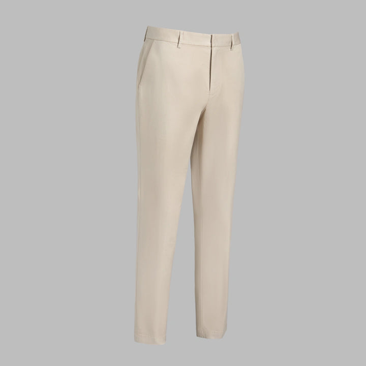Stretch Cotton Gabardine Chino - Pumice