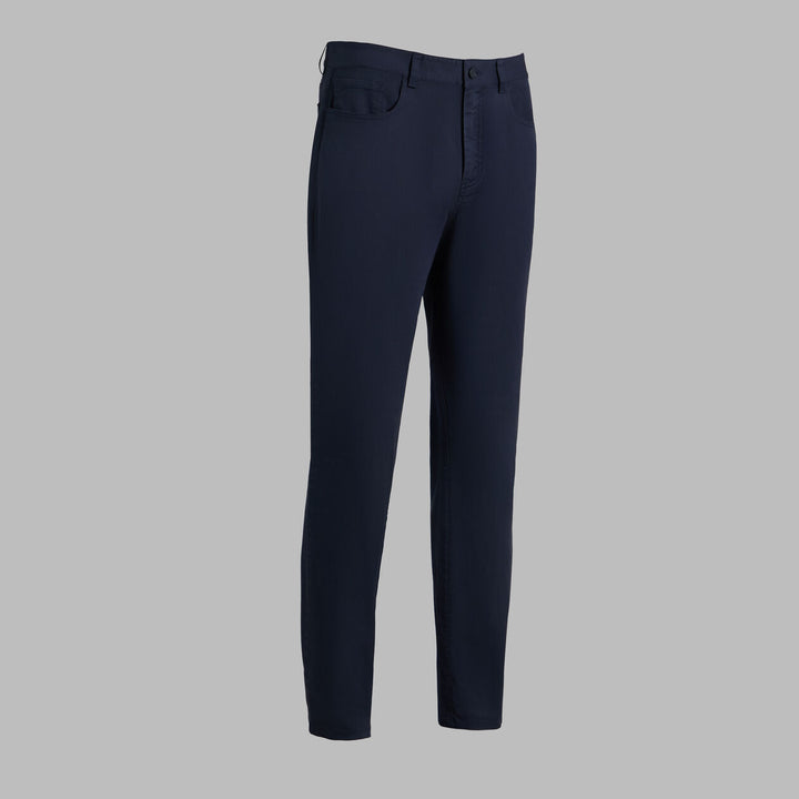 Cotton Twill 5 Pocket Straight Leg Pant - Twilight