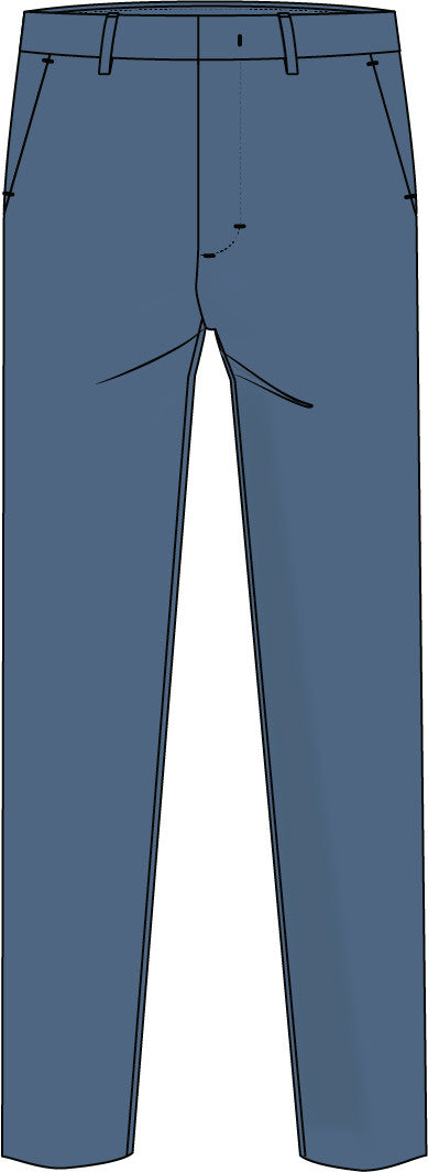 Tech Tour Tapered Leg Trouser - Slate