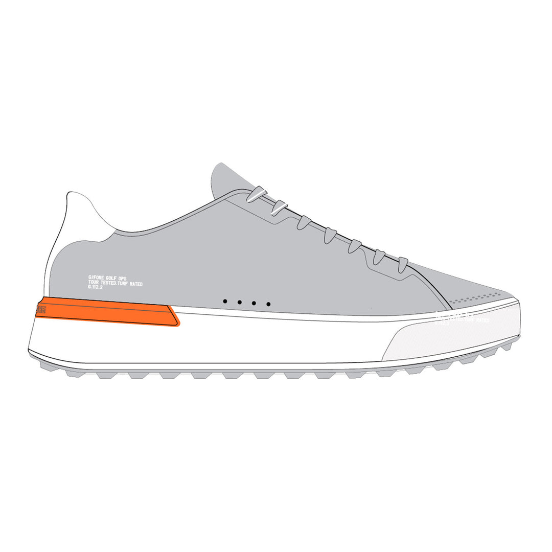G.112 Hybrid Golf Shoe - Nimbus/ Shocking Orange