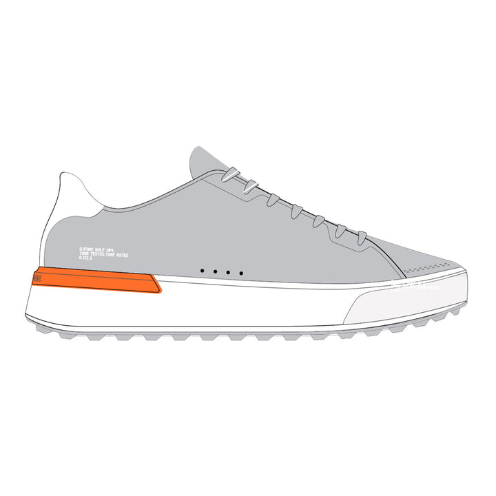 G.112 Hybrid Golf Shoe - Nimbus/ Shocking Orange