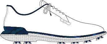 Gallivan2r G/Lock Camo Golf Shoe - Snow/Twilight