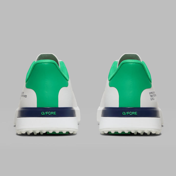 G.112 EMBOSSED SKULL &amp;amp; TEES HYBRID GOLF SHOE - Snow/Clover