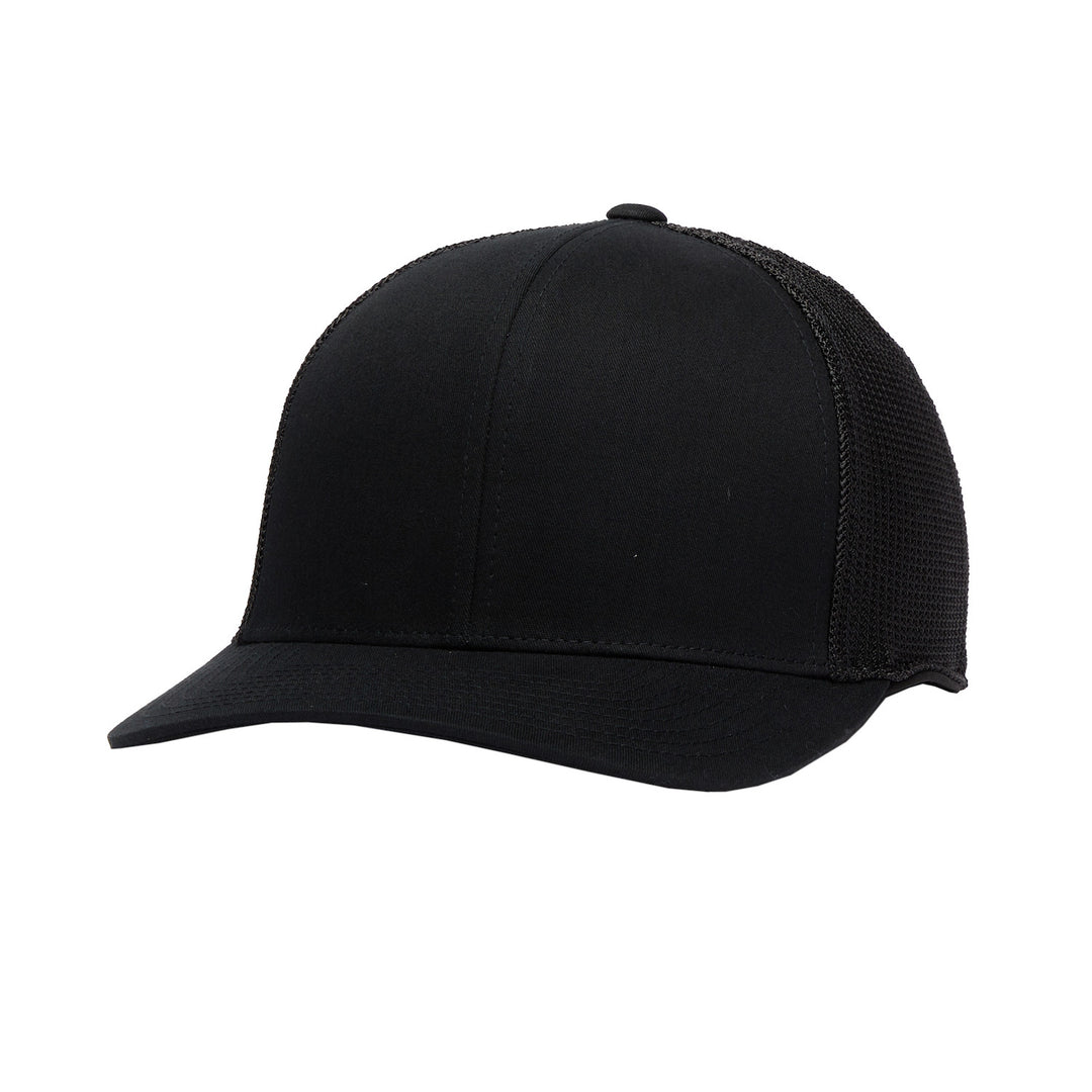 Quick Turn Cotton Twill Trucker Hat - Onyx
