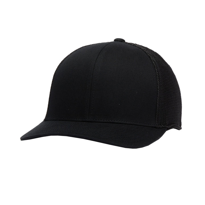 Quick Turn Cotton Twill Trucker Hat - Onyx