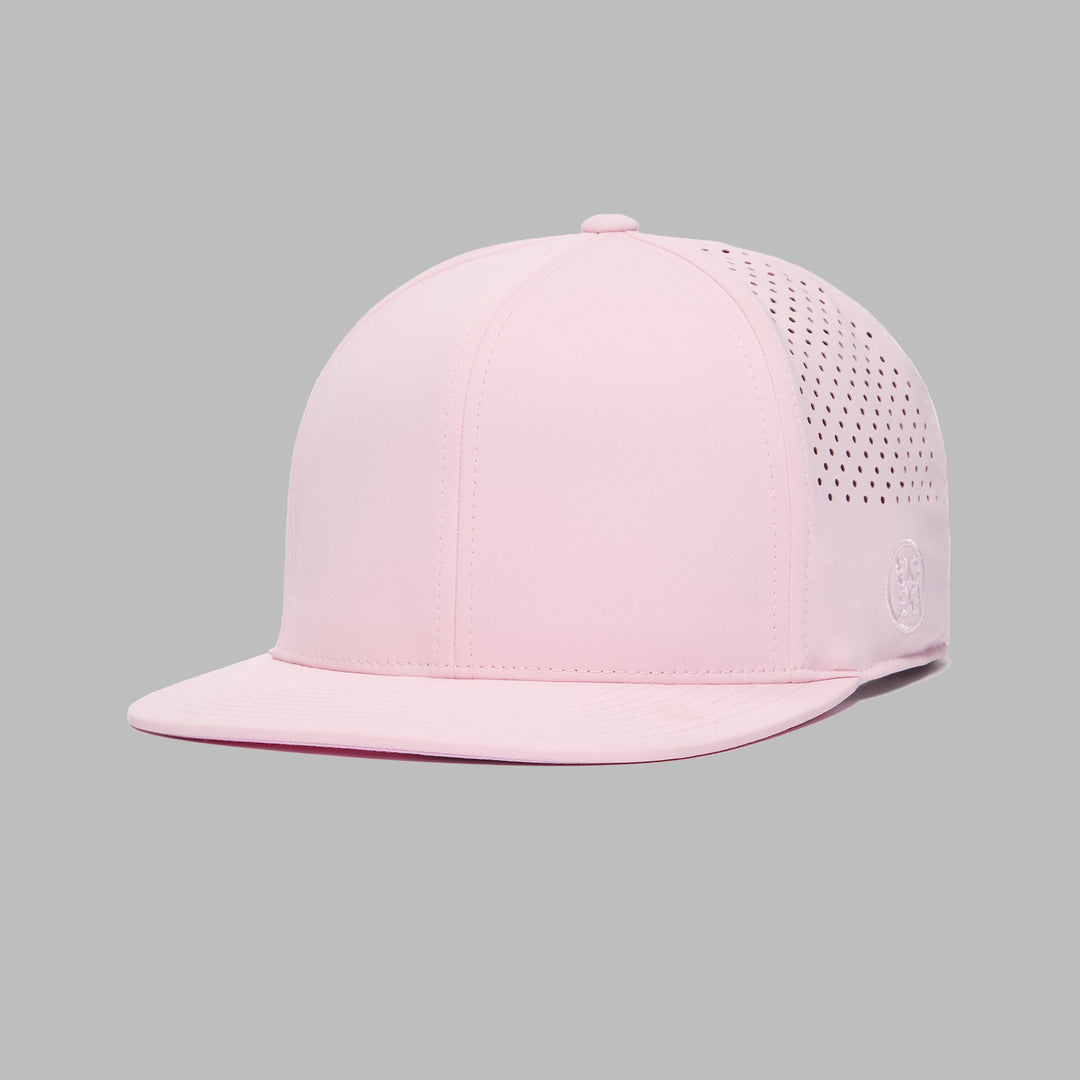 Quick Turn Perforated Delta Hat - Blush