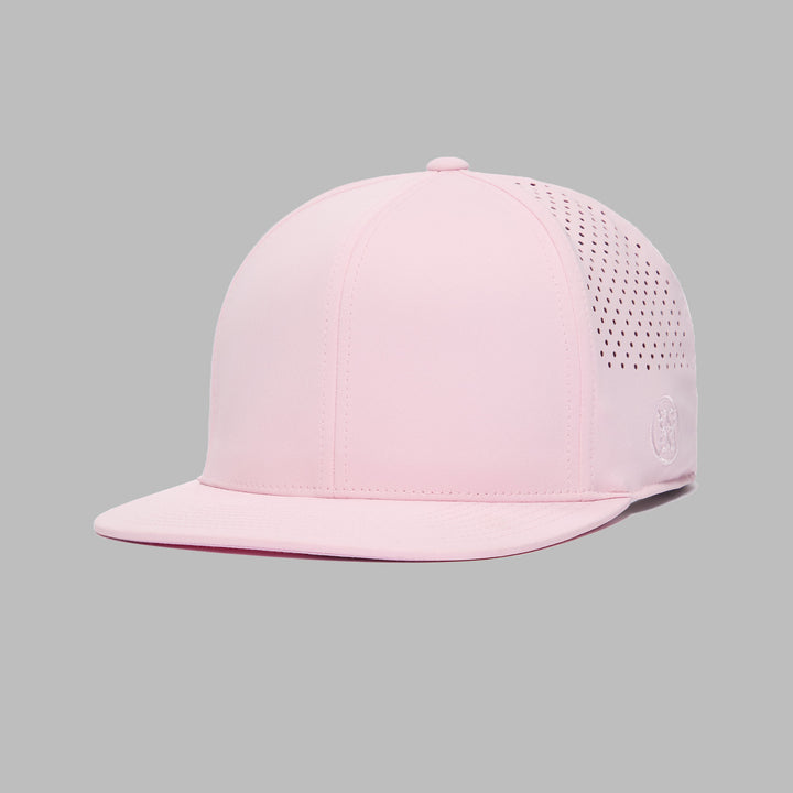 Quick Turn Perforated Delta Hat - Blush