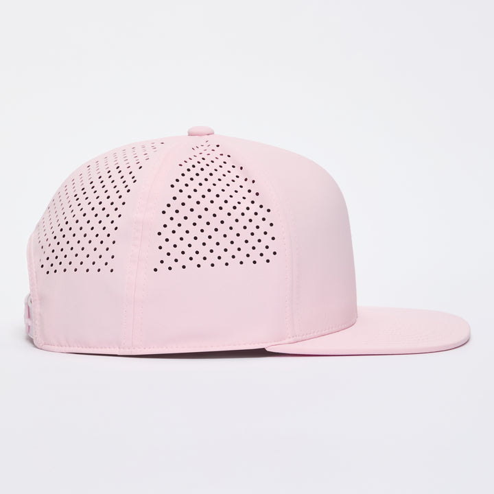 Quick Turn Perforated Delta Hat - Blush