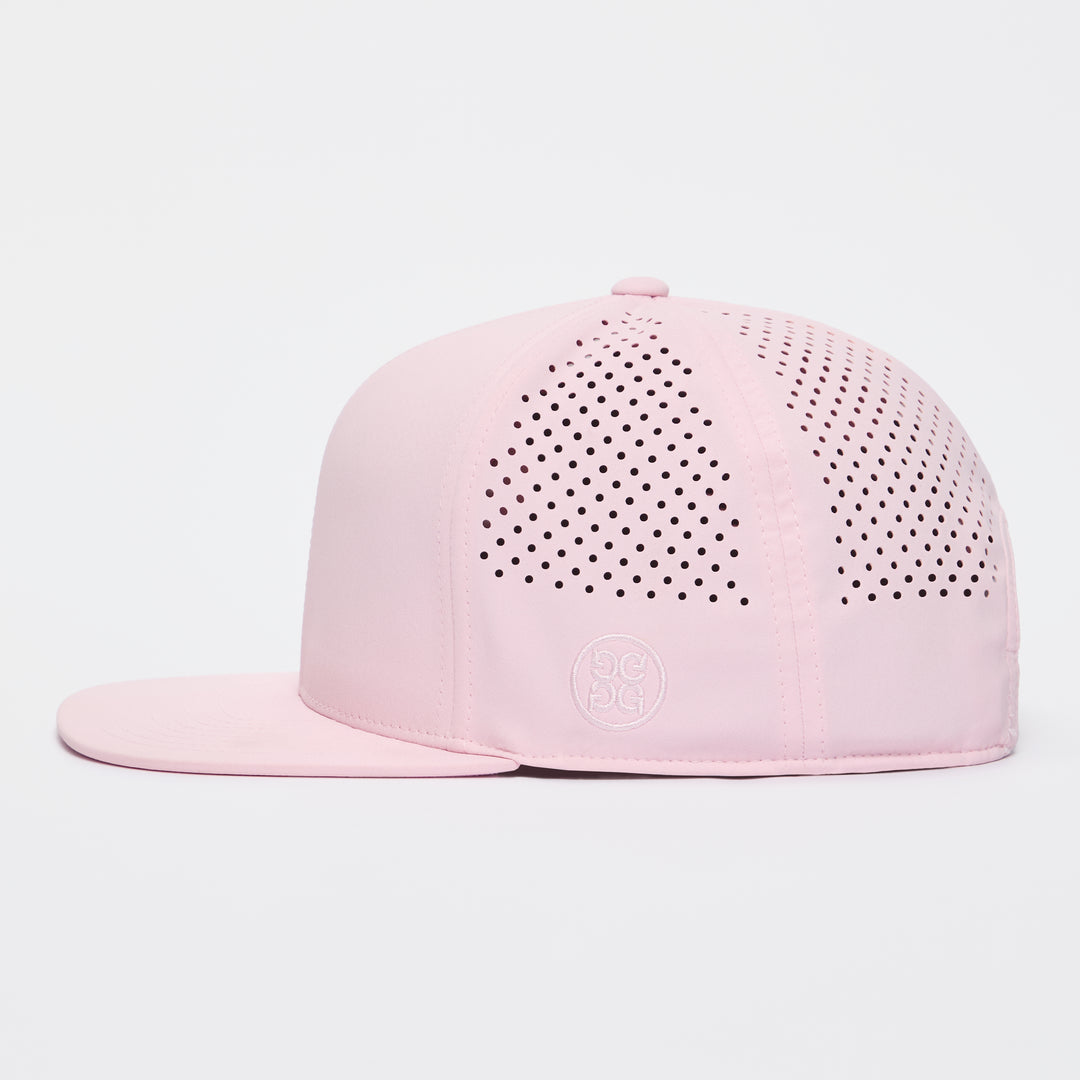 Quick Turn Perforated Delta Hat - Blush