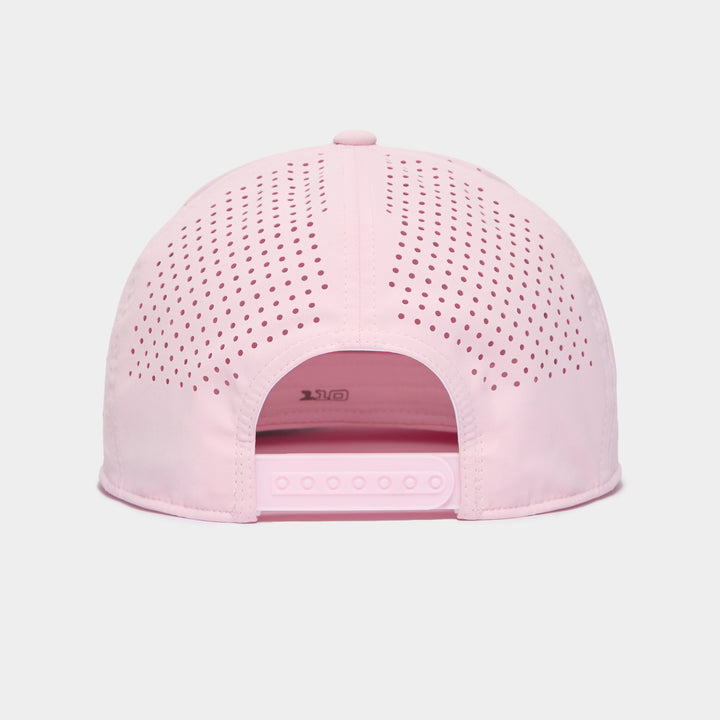 Quick Turn Perforated Delta Hat - Blush