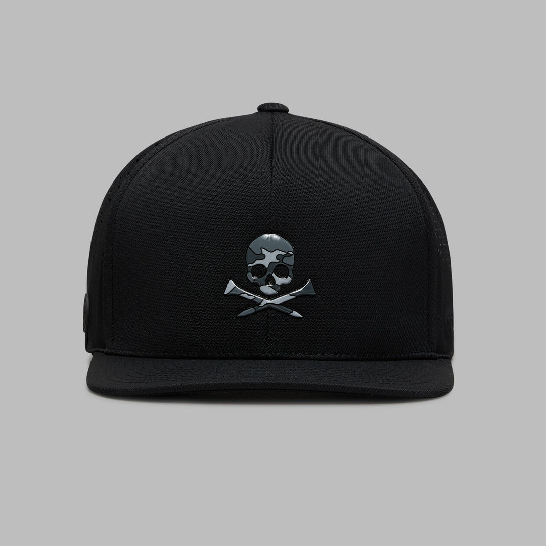 SKULL &amp;amp; TEES PERFORATED HAT - Onyx