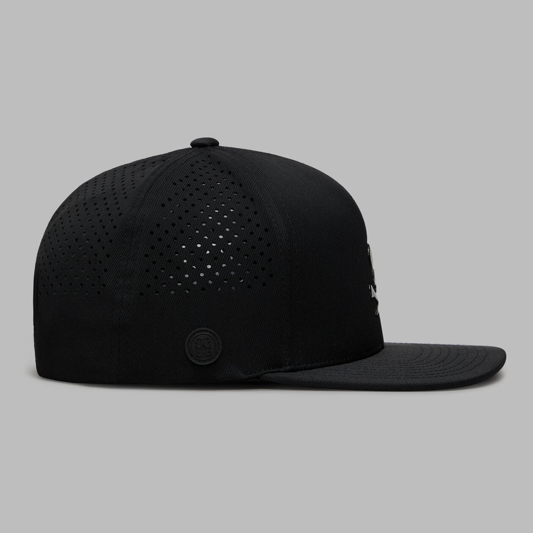 SKULL &amp;amp; TEES PERFORATED HAT - Onyx