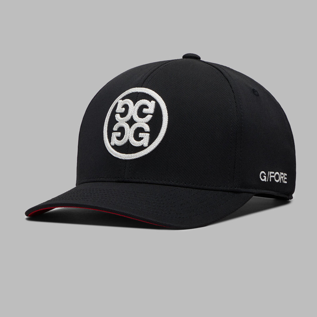Chainstitch Circle G's Contrast Hat - Onyx/Snow