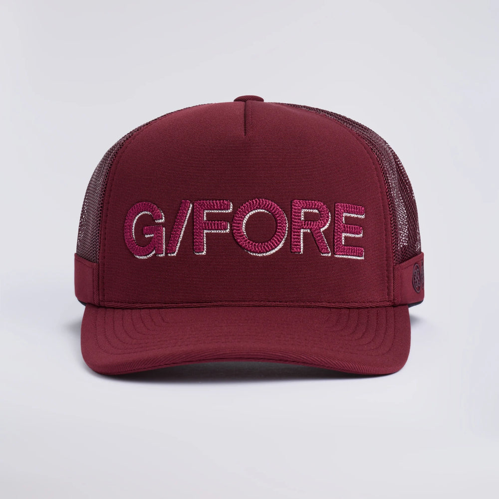 G/Fore Shadow Trucker Hat - Dark Plum