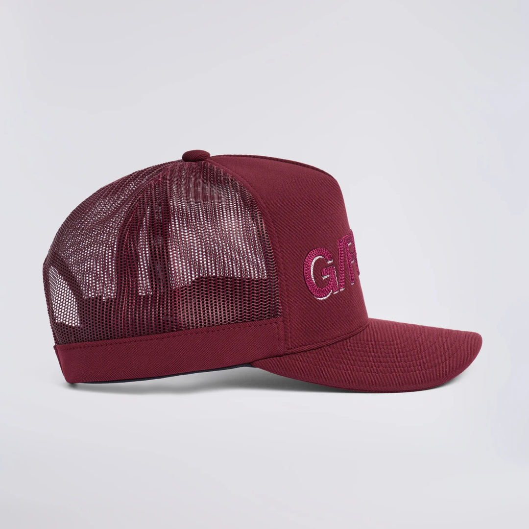 G/Fore Shadow Trucker Hat - Dark Plum