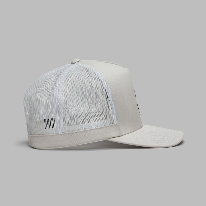 CAMO SKULL &amp;amp; TEES TALL TRUCKER HAT - Pumice