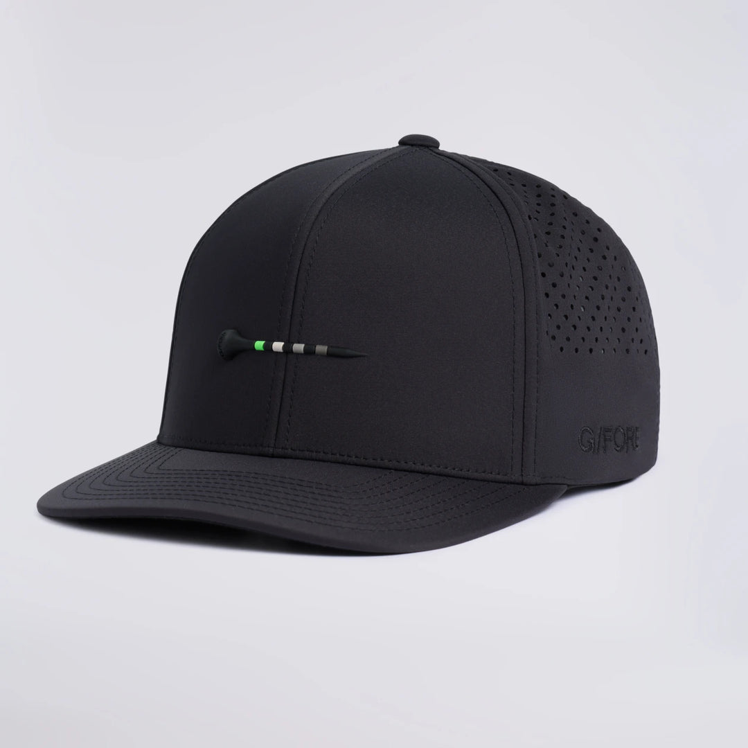 Tee Perforated Delta Hat - Onyx