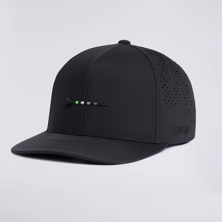 Tee Perforated Delta Hat - Onyx