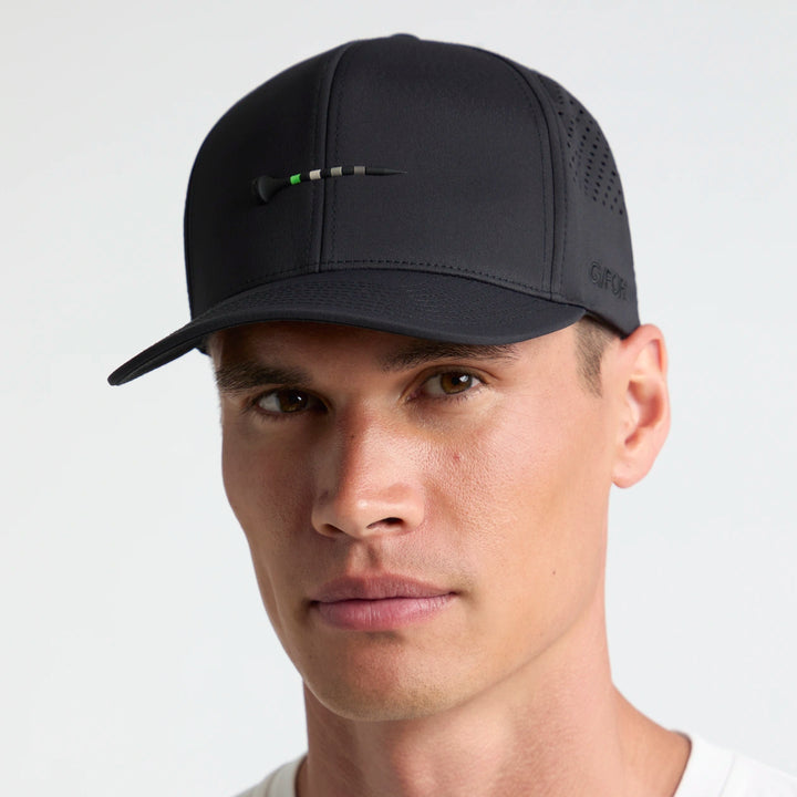 Tee Perforated Delta Hat - Onyx